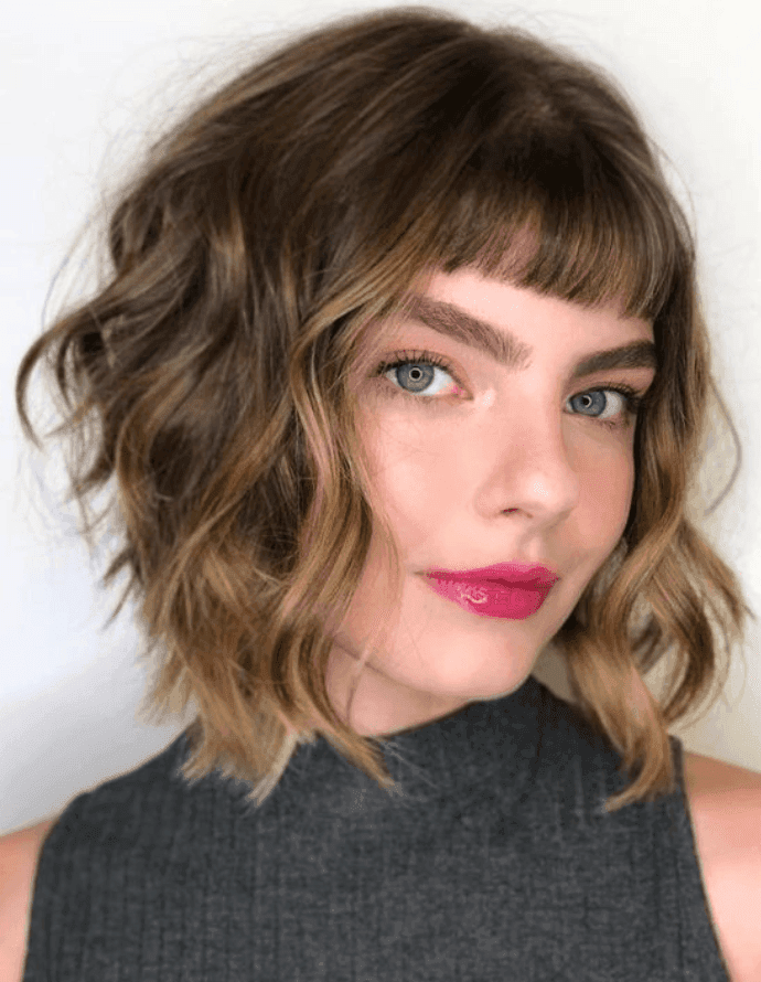 Cabelo chanel de bico ondulado: Oibonita/Pinterest
