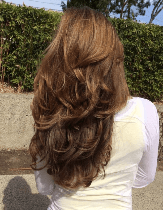 Cabelo degradê longo: Leti/Pinterest