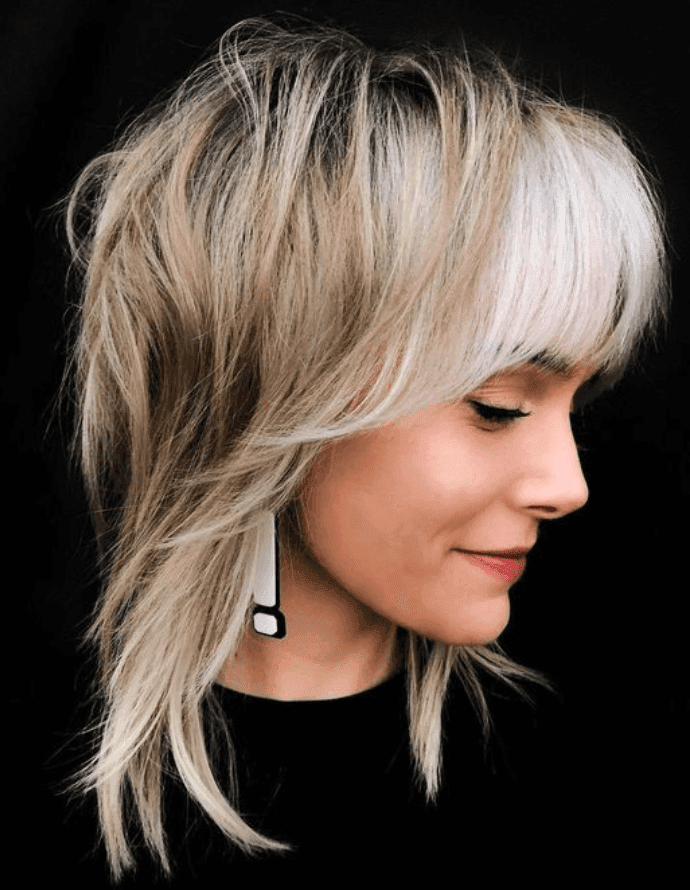 Cabelo médio moderno loiro: Rachel Williams/Pinterest