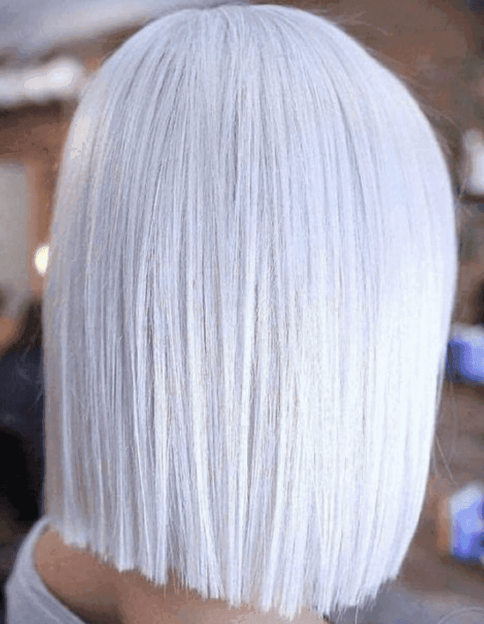 Cabelo Platinado Gelo - Corte Curto reto: Vida de Realeza/Pinterest