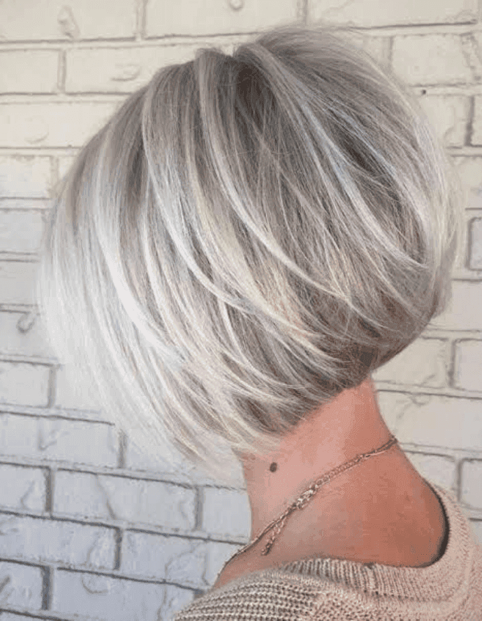 Cabelo Platinado Acinzentado - Corte Chanel: Oibonita/Pinterest