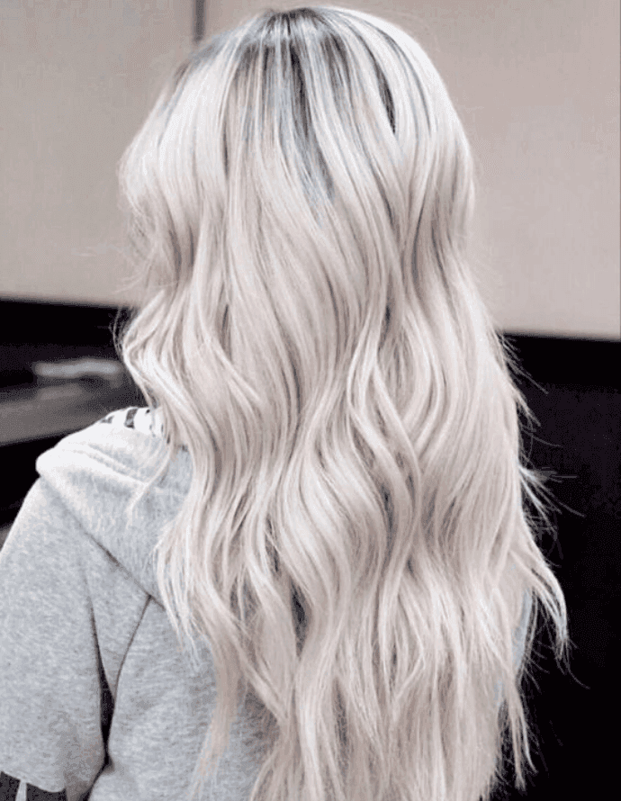 Cabelo Platinado - Corte Longo: Rafa Lifestyle Blog/Pinterest