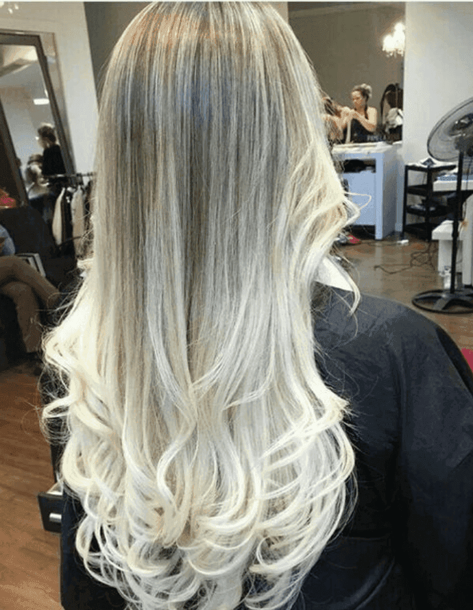 Cabelo Platinado Perolado - Corte Longo: Maquiagem Moda Lifestyle/Pinterest