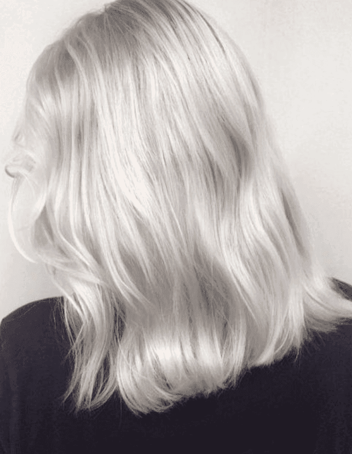 Cabelo Platinado Prateado - Corte Médio: Wattpad/Pinterest