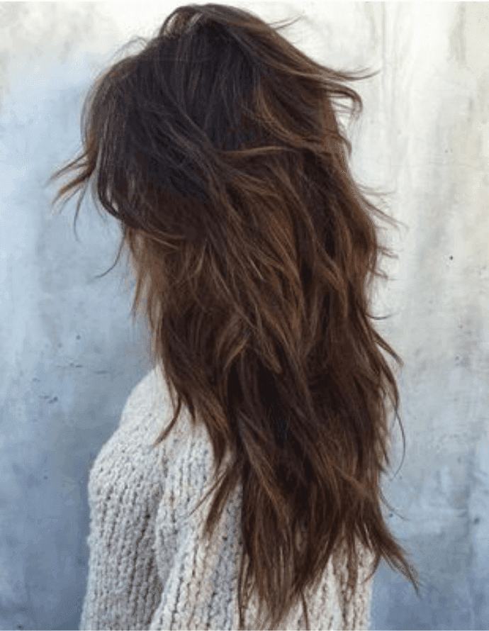 Cabelo repicado longo: Taofeminino/Pinterest