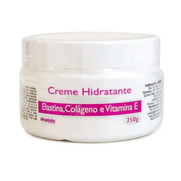 Creme Hidratante Elastina, Colágeno e Vitamina E - Alquimia