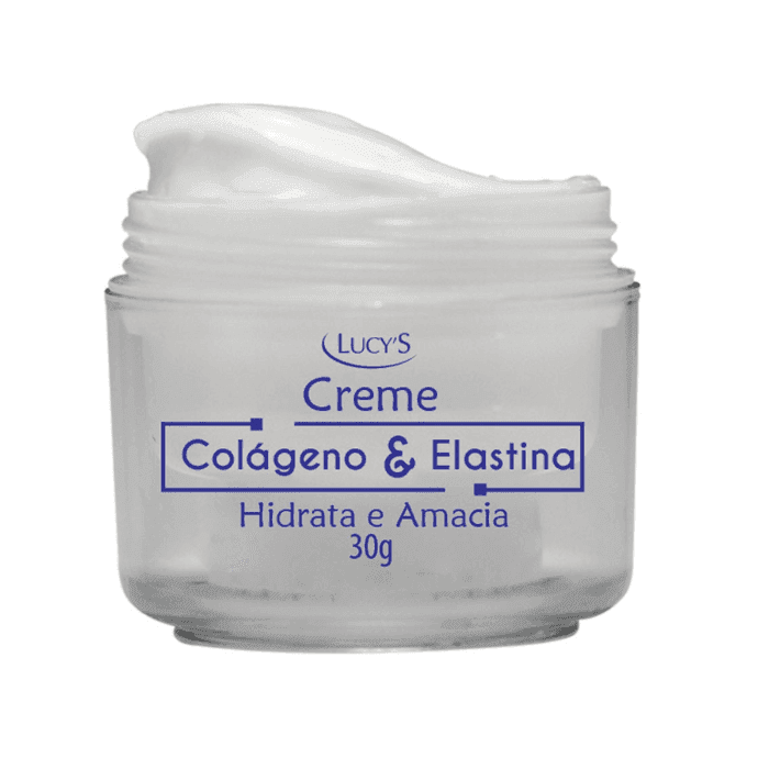 Creme Facial com Colágeno e Elastina - LUCY'S