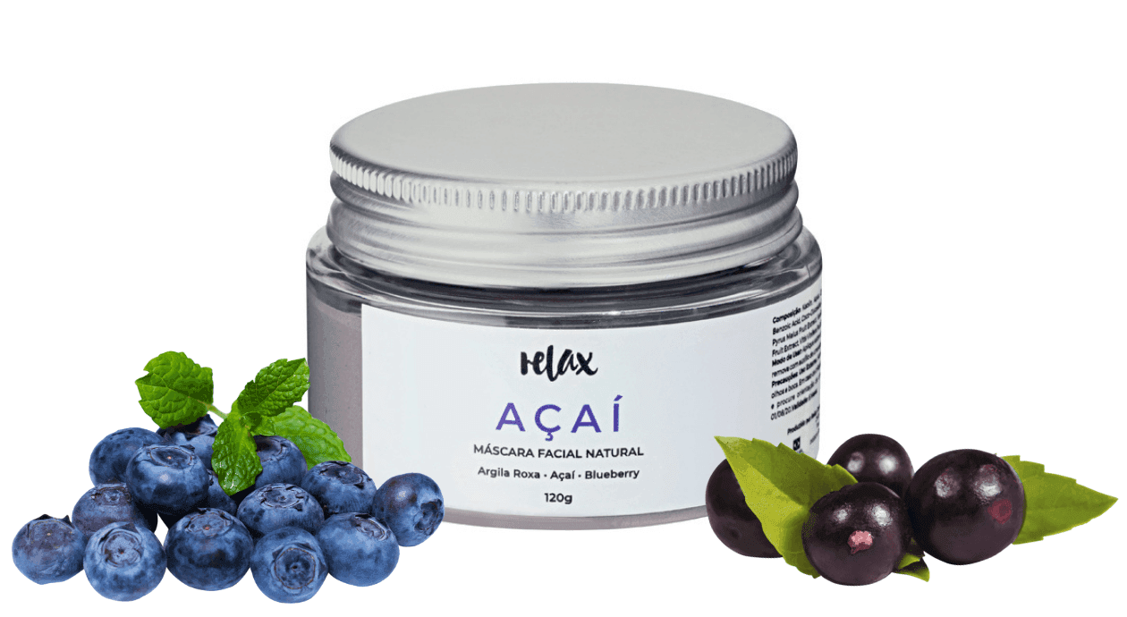 Máscara Facial Açaí da Relax: A opção perfeita para peles cansadas!