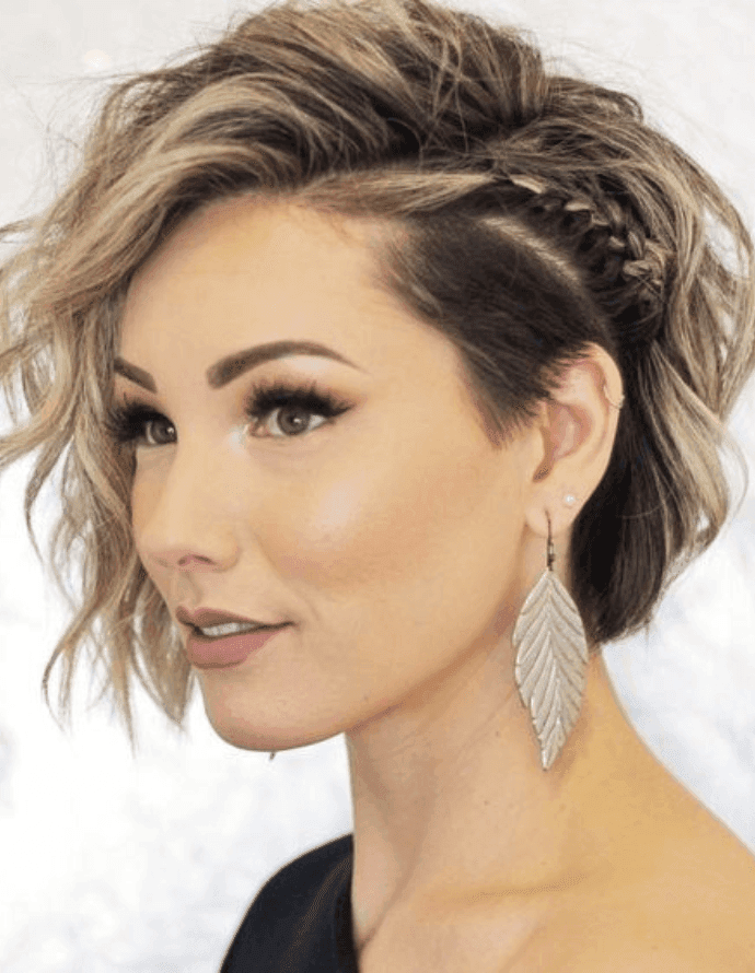 Penteado para formatura - cabelo curto: Dicas de Mulher/Pinterest