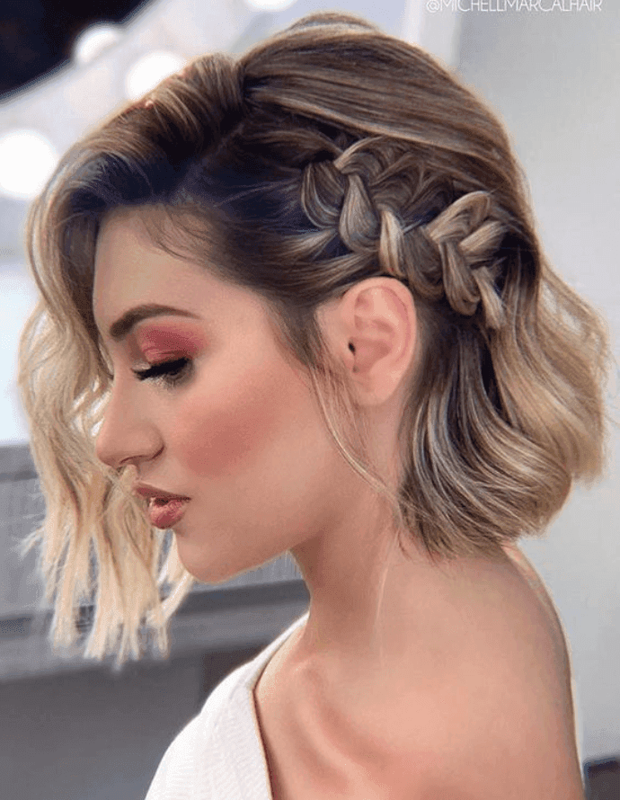 Penteado para formatura - cabelo curto: UMPROJETO | dicas de restaurantes e viagens/Pinterest