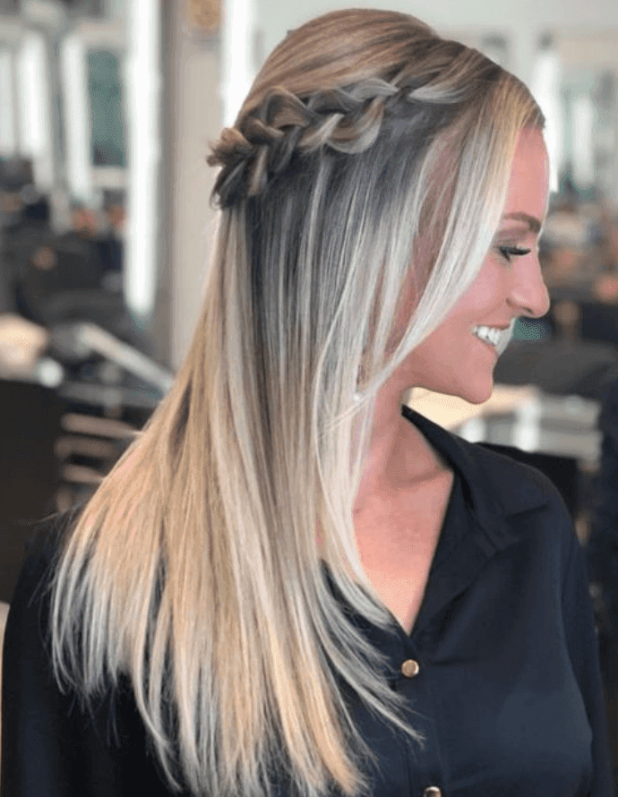 Penteado formatura cabelo liso - semi preso: Dicas de Mulher/Pinterest