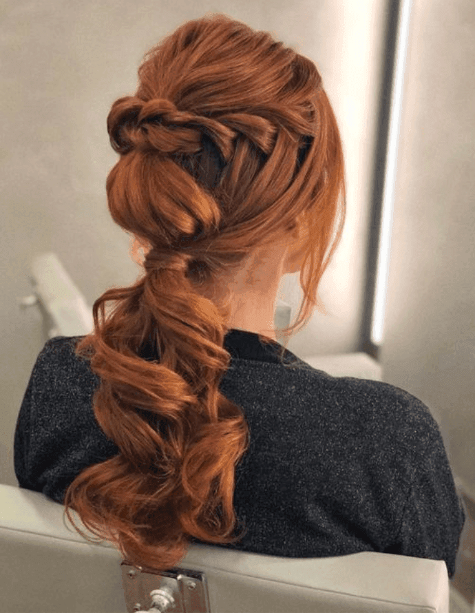 Penteado com tranças e ondas: Dicas de Mulher/Pinterest