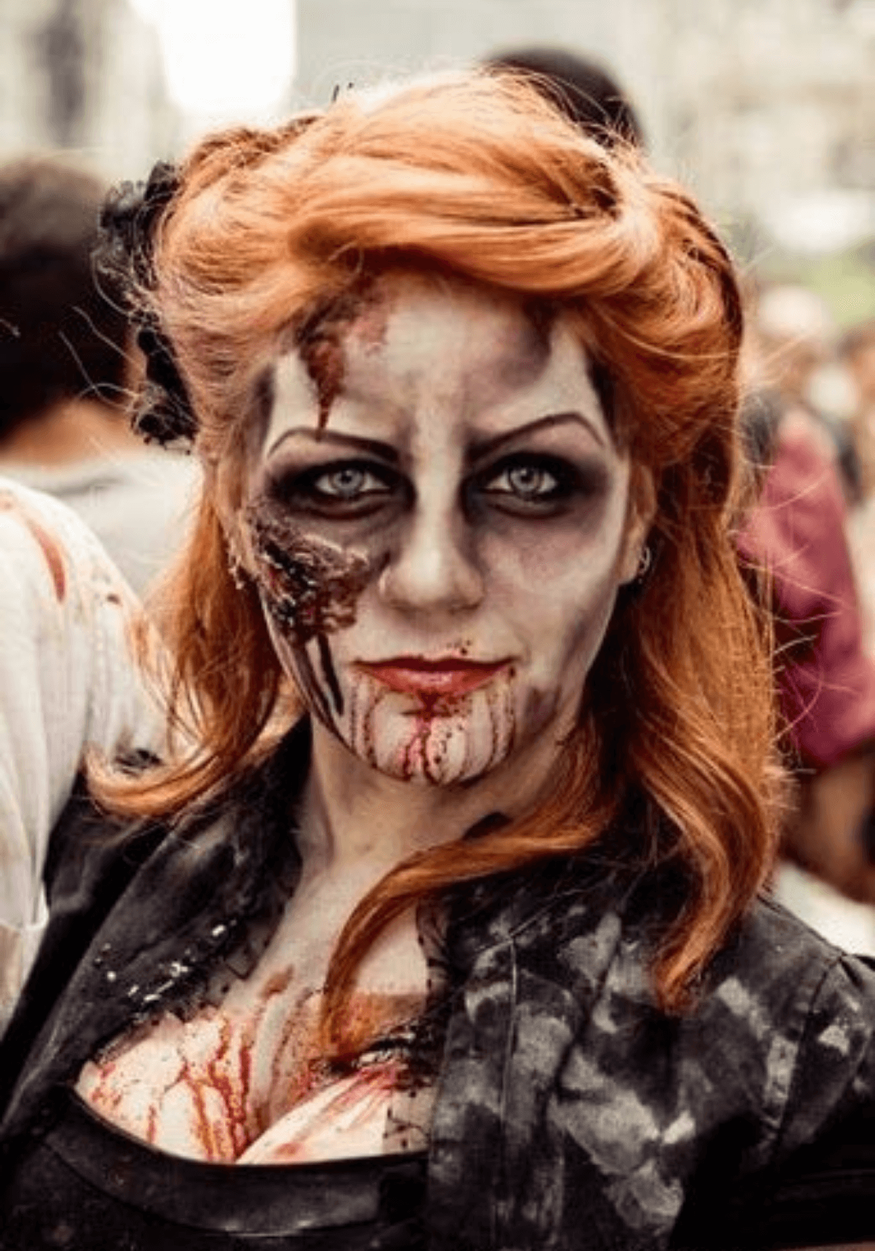 zombie  Penteado para halloween, Zumbi halloween, Fantasias de zumbi