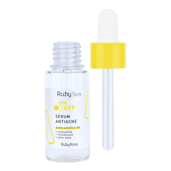 Sérum Facial com Ácido Salicílico e Melaleuca - Ruby Rose