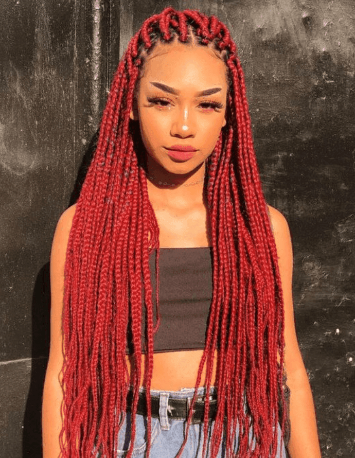 Tranças box braids: Fashion Bubbles/Pinterest