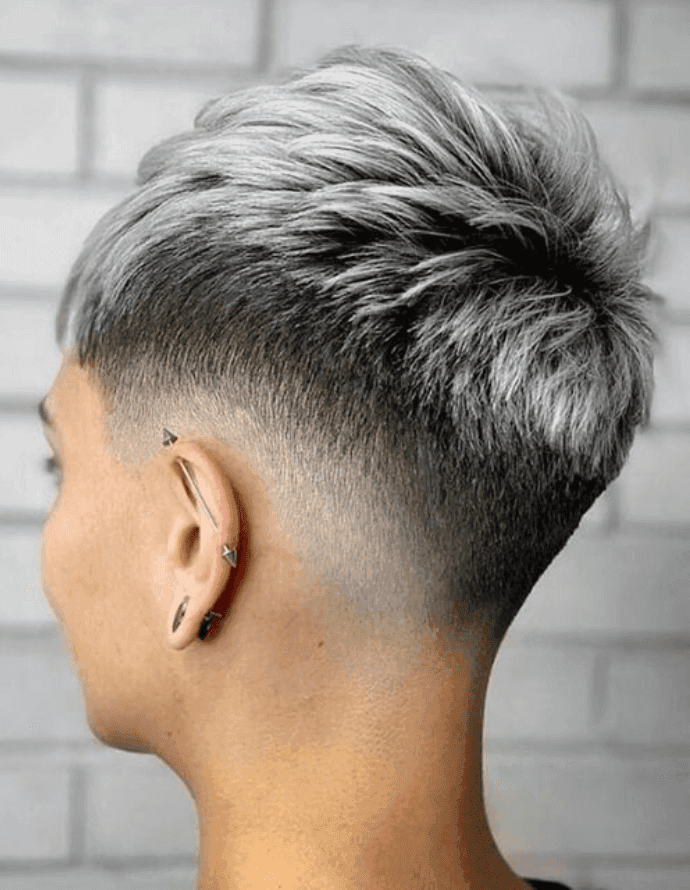 Cabelo Undercut Feminino degradê: Oibonita/Pinterest