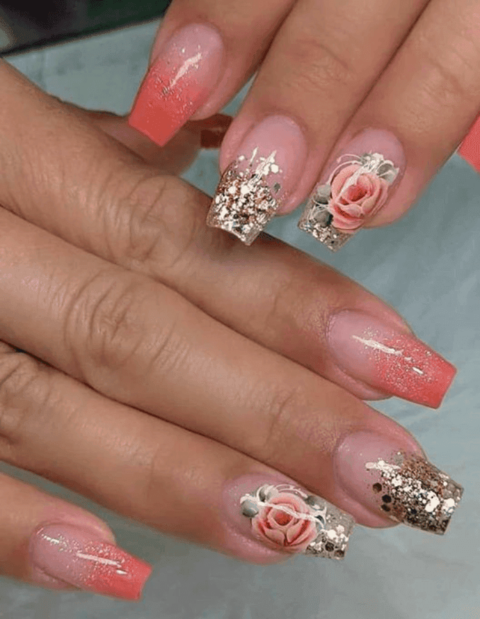 Unhas encapsuladas decoradas: Keila Carvalho/Pinterest