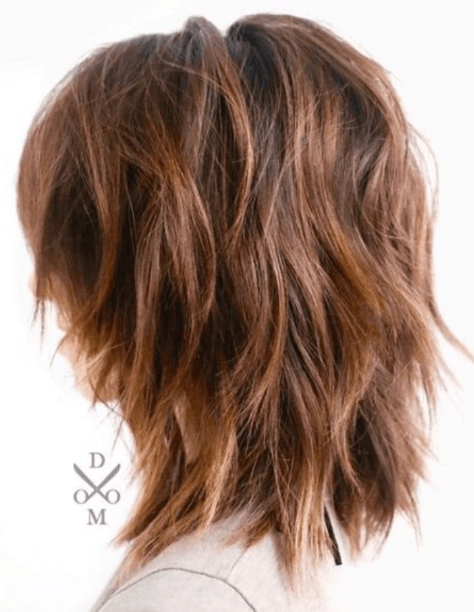 Cabelo repicado médio: Hair Beauty/Pinterest