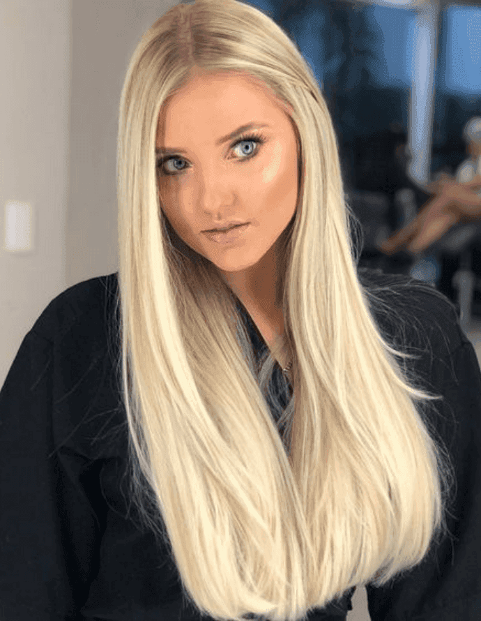 Cabelo Platinado - Corte Longo: @trusshair/Pinterest